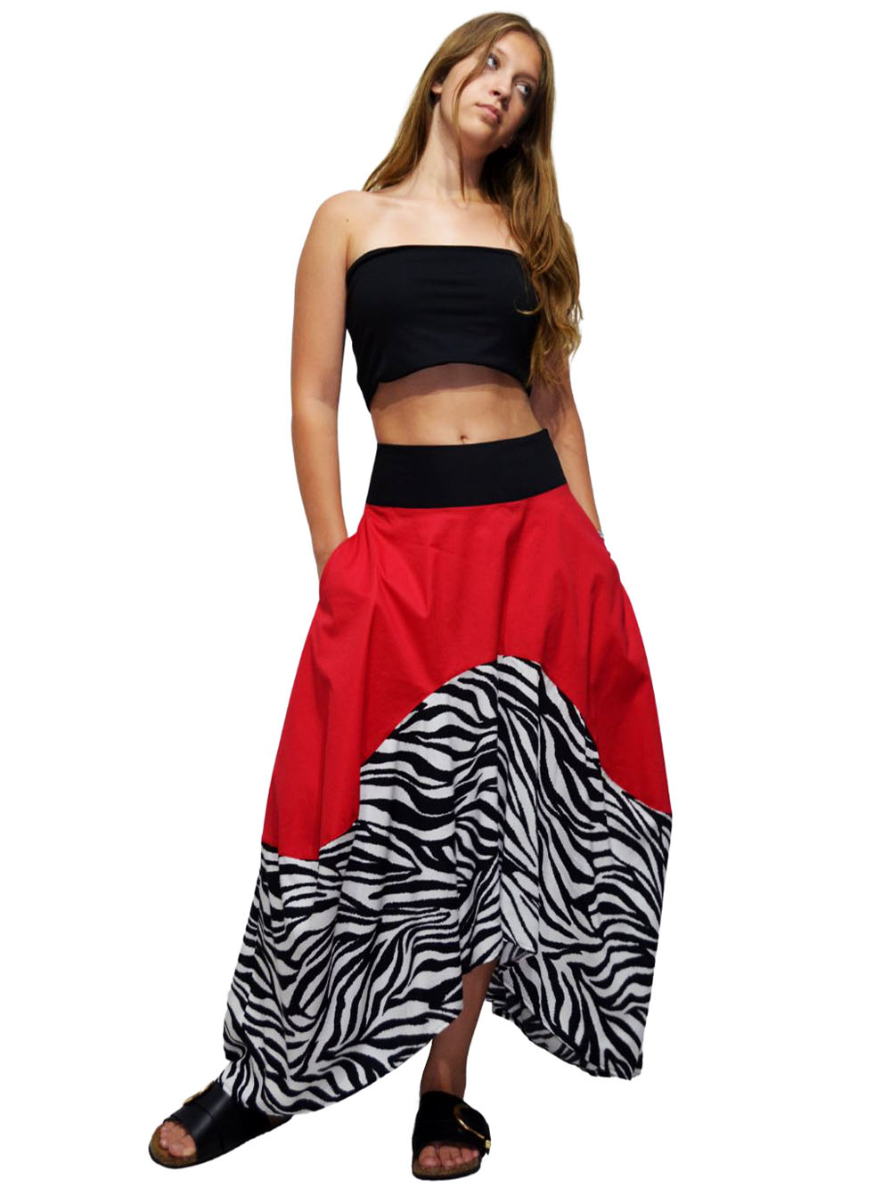 Suknja Red Zebra /Beast/