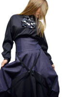 SUKNJA High Waist BLUE DENIM - Slika 3
