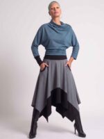 Suknja The Best DOVE BLUE skirt EVER - Slika 3