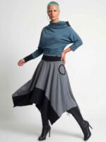 Suknja The Best DOVE BLUE skirt EVER - Slika 5