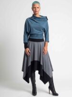 Suknja The Best DOVE BLUE skirt EVER - Slika 6