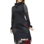 Casual "A" BLACK haljina