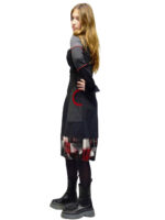 Casual "A" BLACK haljina