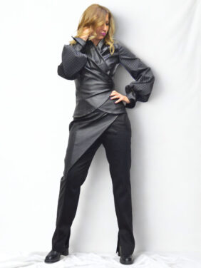 Pantalone BLACK&CLASSY SHLITZ