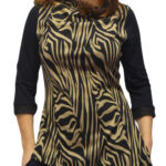 animal print bluza