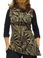 animal print bluza