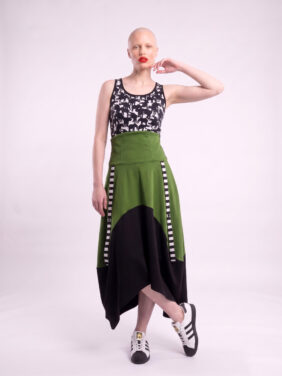 High Lempicka Green skirt
