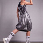 Silver diamond suknja