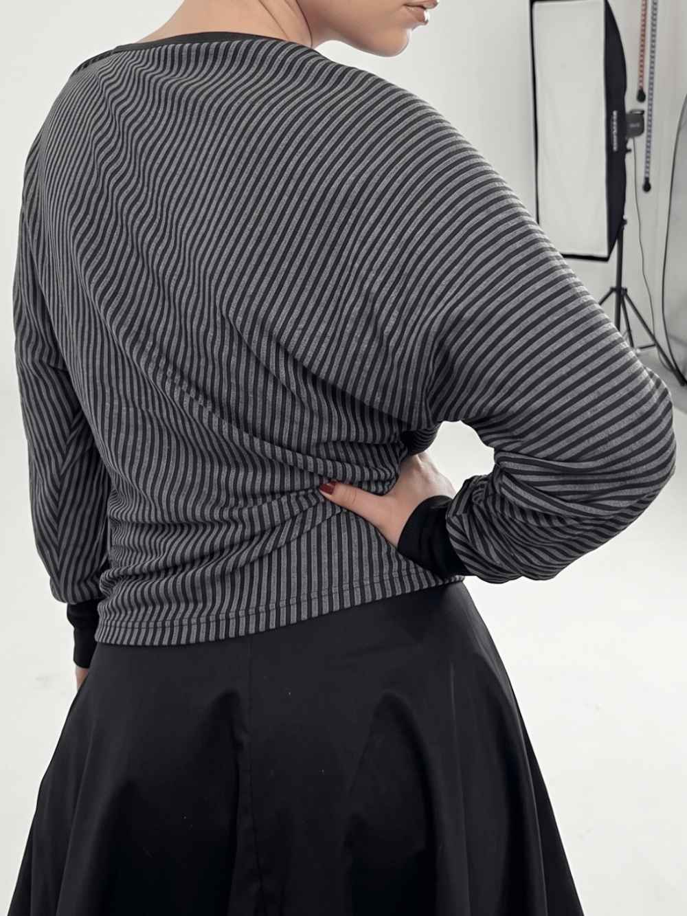 Diagonal Grey Cotton Diagonal Grey Cotton