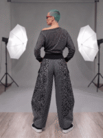 Pantalone SIVA EMINENCIJA - Slika 5